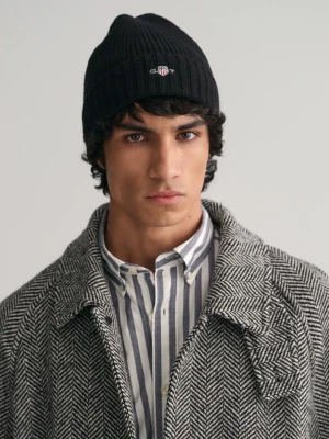 Wełniana czapka shield GANT