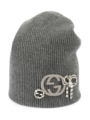 Wełniana czapka z logo Interlocking G Gucci