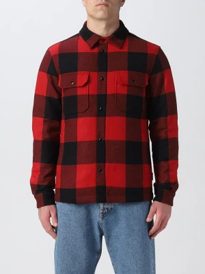 Woolrich Wełniana koszula w kolorze czerwono-czarnym rozmiar: L
