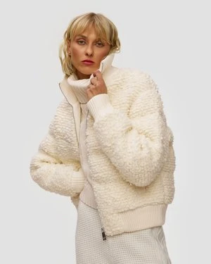 Wełniana Kurtka Puchowa Damska Perfect Moment Apres Padded Bomber