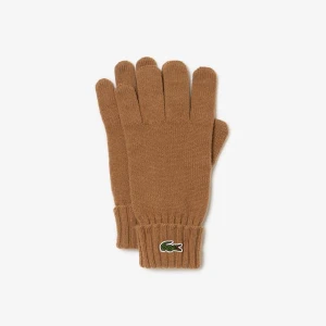 Wełniane rękawiczki jersey unisex Lacoste