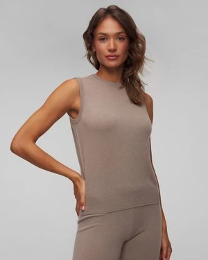 Wełniany Bezrękawnik Z Kaszmirem Damski Allude