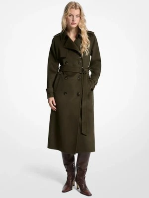 Wełniany płaszcz z paskiem MICHAEL Michael Kors