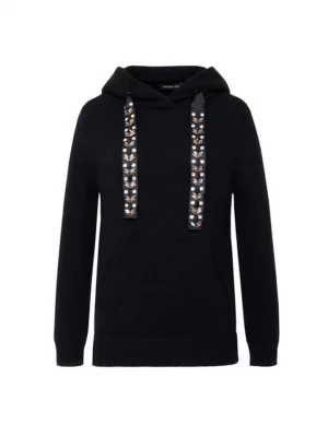 HEXELINE Wełniany sweter w kolorze czarnym rozmiar: onesize