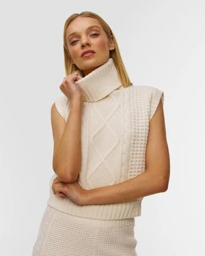 Wełniany Sweter Z Golfem Damski Perfect Moment Crystal Tank Top