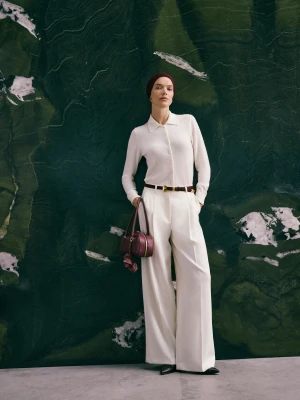 Wełniany sweter z kaszmirem TARANKO