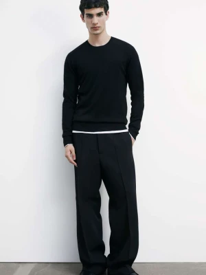 Wełniany sweterek z okrągłym dekoltem PATRIZIA PEPE