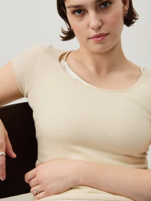 WEŁNIANY T-SHIRT AMERICAN VINTAGE