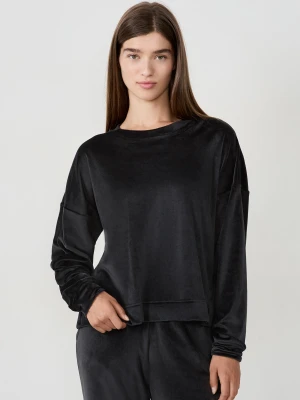 Welurowa bluza piżamowa Etam
