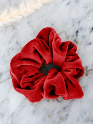 Welurowa gumka do włosów frotka - LIZZI  magmac 