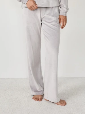 Welurowe spodnie od piżamy Etam