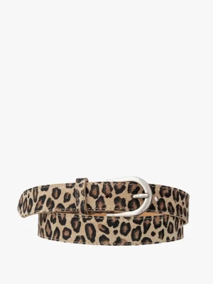 Welurowy pasek w panterkę Ryłko