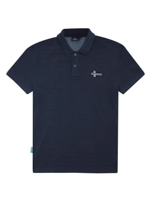 Westfjord Koszulka polo "Skogar" w kolorze granatowym rozmiar: L