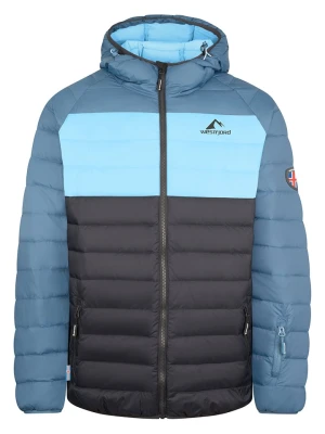Westfjord Kurtka puchowa "Snaefell" w kolorze czarno-błękitno-niebieskim rozmiar: M