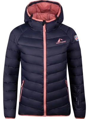 Westfjord Kurtka puchowa "Snaefell" w kolorze granatowo-szaroróżowym rozmiar: XS