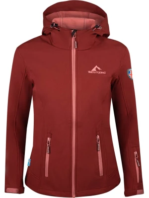 Westfjord Kurtka softshellowa "Eldfjall" w kolorze brązowoczerwono-szaroróżowym rozmiar: XS