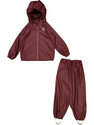 Wheat 2-częściowy zestaw przeciwdeszczowy "Charlie" w kolorze czerwonym rozmiar: 98