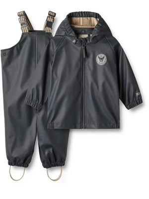 Wheat 2-częściowy zestaw przeciwdeszczowy "Charlie" w kolorze granatowym rozmiar: 80