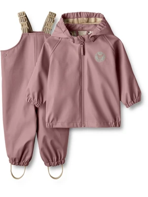 Wheat 2-częściowy zestaw przeciwdeszczowy "Charlie" w kolorze jasnoróżowym rozmiar: 92