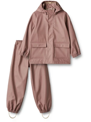 Wheat 2-częściowy zestaw przeciwdeszczowy "Ola" w kolorze jasnobrązowym rozmiar: 116