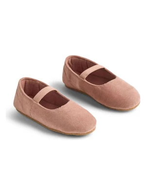 Wheat Baleriny "Rosen" w kolorze jasnoróżowym z paskiem rozmiar: 33