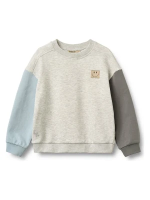 Wheat Bluza "Lennon Badge" w kolorze błękitno-szarym rozmiar: 128