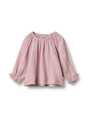 Wheat Bluzka "Merle" w kolorze szaroróżowym rozmiar: 86