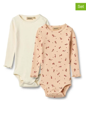 Wheat Body (2 szt.) "Regitze" w kolorze kremowo-pomarańczowym rozmiar: 92