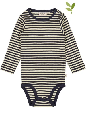 Wheat Body "Plain" w kolorze granatowo-beżowym rozmiar: 74