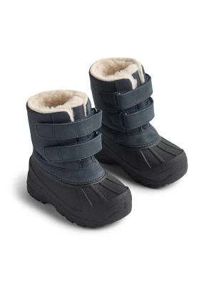 Wheat Botki zimowe w kolorze czarno-granatowym rozmiar: 31