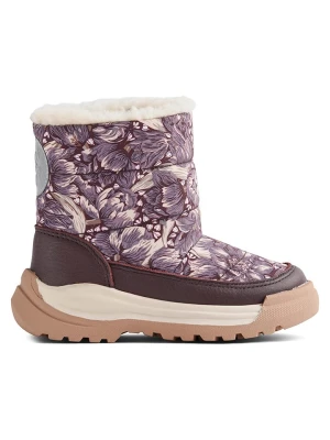 Wheat Botki zimowe w kolorze fioletowym rozmiar: 26