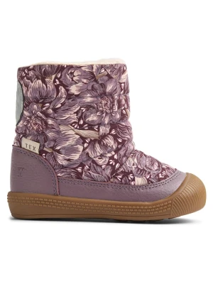 Wheat Botki zimowe w kolorze fioletowym rozmiar: 25