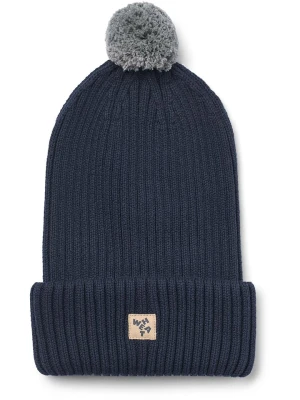 Wheat Czapka "Habar" w kolorze granatowym rozmiar: 52-53 cm