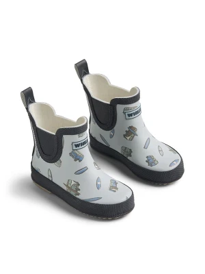 Wheat Kalosze "Beta" w kolorze błękitno-granatowym rozmiar: 29