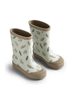 Wheat Kalosze "Muddy" w kolorze oliwkowo-turkusowym rozmiar: 27