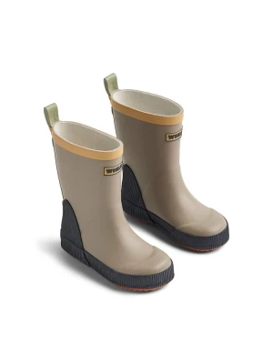 Wheat Kalosze "Welly" w kolorze granatowo-beżowym rozmiar: 29