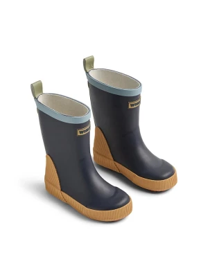 Wheat Kalosze "Welly" w kolorze granatowo-żółtym rozmiar: 34