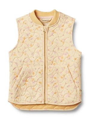 Wheat Kamizelka pikowana "Gilet" w kolorze żółtym rozmiar: 128