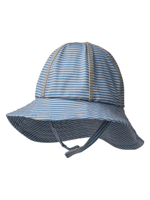 Wheat Kapelusz przeciwsłoneczny "Bora" w kolorze beżowo-niebieskim rozmiar: 44-47 cm