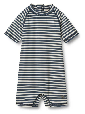 Wheat Kombinezon kąpielowy "Cas" w kolorze granatowo-kremowym rozmiar: 68