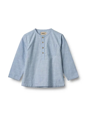 Wheat Koszula w kolorze niebiesko-białym rozmiar: 98