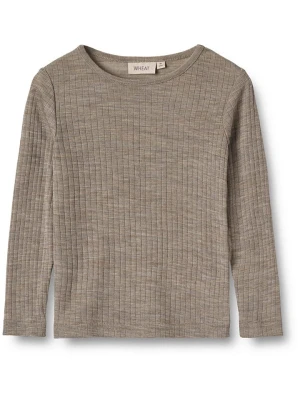 Wheat Koszulka "Alfie" w kolorze szaro-jasnobrązowym rozmiar: 104