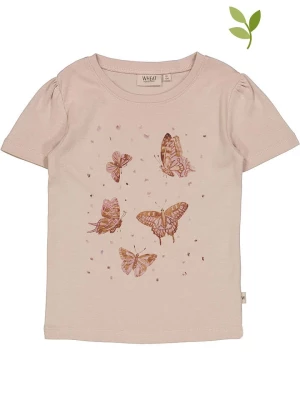 Wheat Koszulka "Butterflies" w kolorze jasnoróżowym rozmiar: 122
