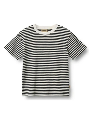 Wheat Koszulka "Fabian" w kolorze czarno-kremowym rozmiar: 116