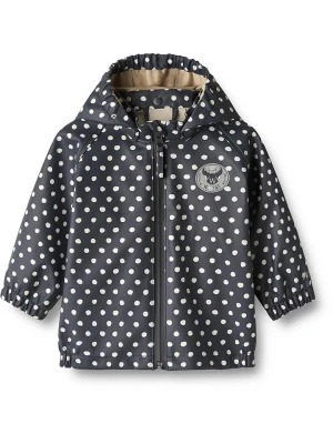 Wheat Kurtka przeciwdeszczowa "Chardy" w kolorze czarno-kremowym rozmiar: 92