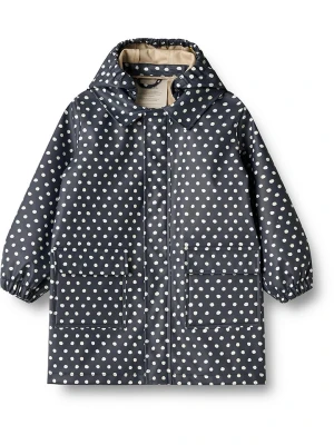 Wheat Kurtka przeciwdeszczowa "Finley" w kolorze czarno-kremowym rozmiar: 98