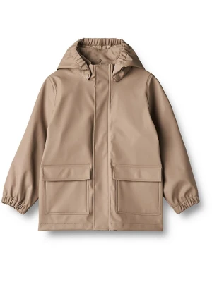 Wheat Kurtka przeciwdeszczowa "Ollo" w kolorze jasnobrązowym rozmiar: 98