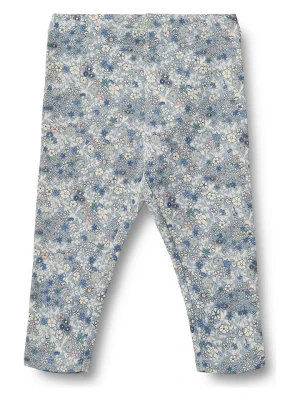 Wheat Legginsy "Jules" w kolorze błękitno-biało-jasnoróżowym rozmiar: 86