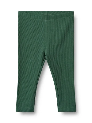 Wheat Legginsy "Jules" w kolorze ciemnozielonym rozmiar: 80