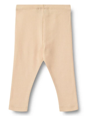 Wheat Legginsy "Maddy" w kolorze beżowym rozmiar: 68